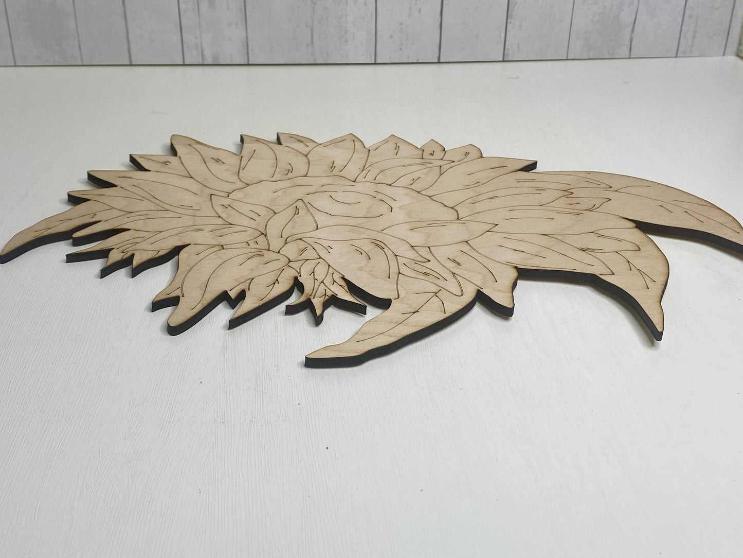 Sunflower Wood Cutout