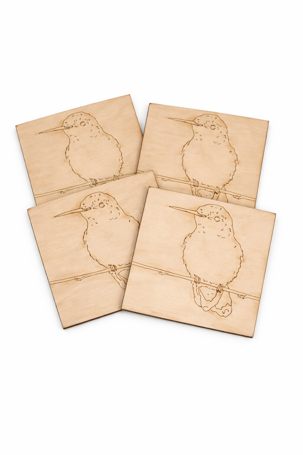 Hummingbird – Everyday Art Mini (Engraved Wood Panel Set)