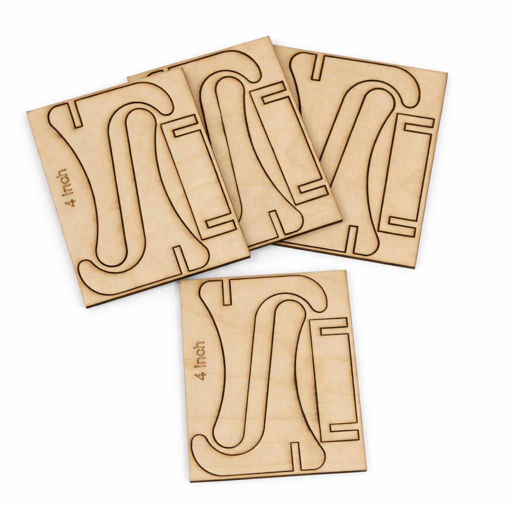 Mini Easel – 4 Inch (Laser Cut Birch Wood Set)