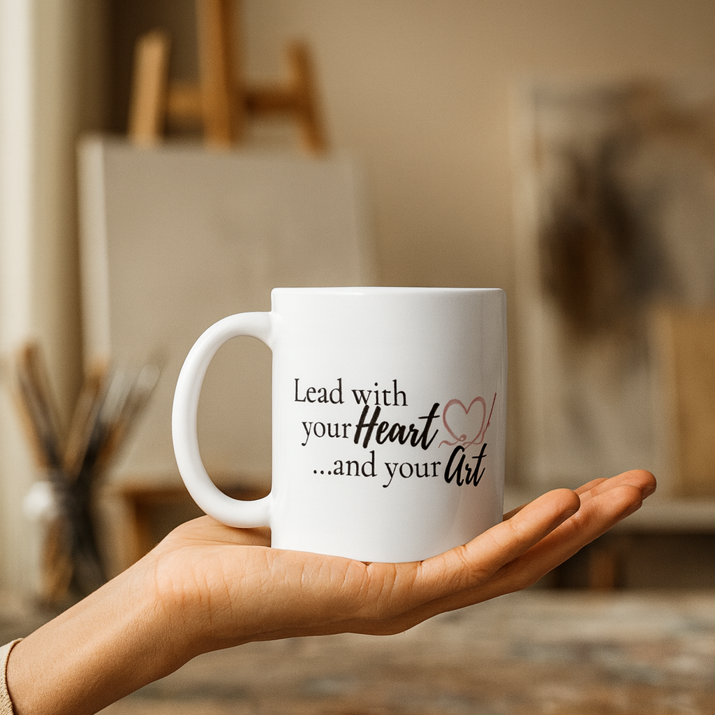 Lead With Your Heart — Ceramic Mug