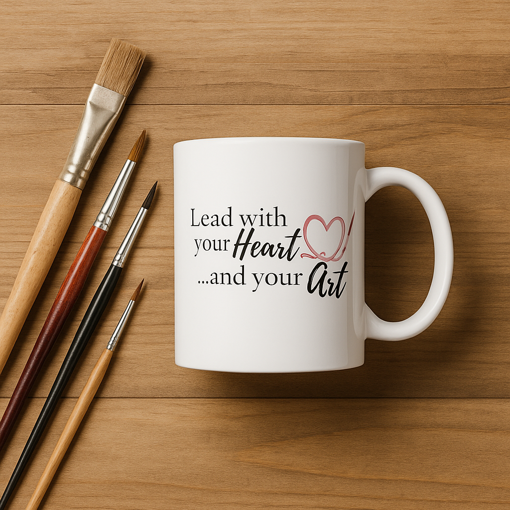 Lead With Your Heart — Ceramic Mug