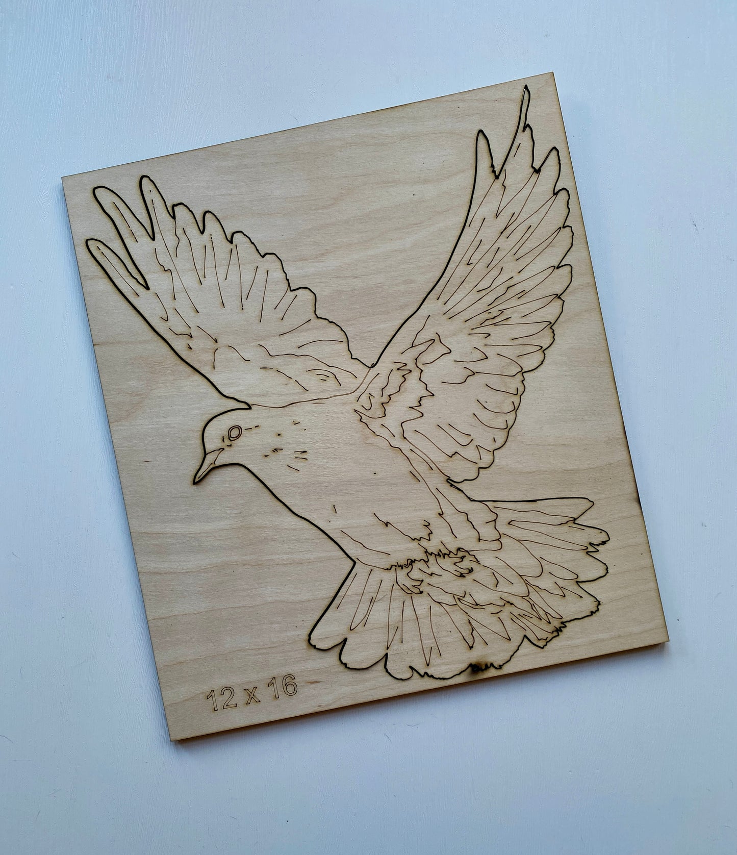 Peace Dove Wood Cutout Set